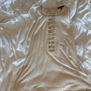Embellished Ladder Tank Top Small